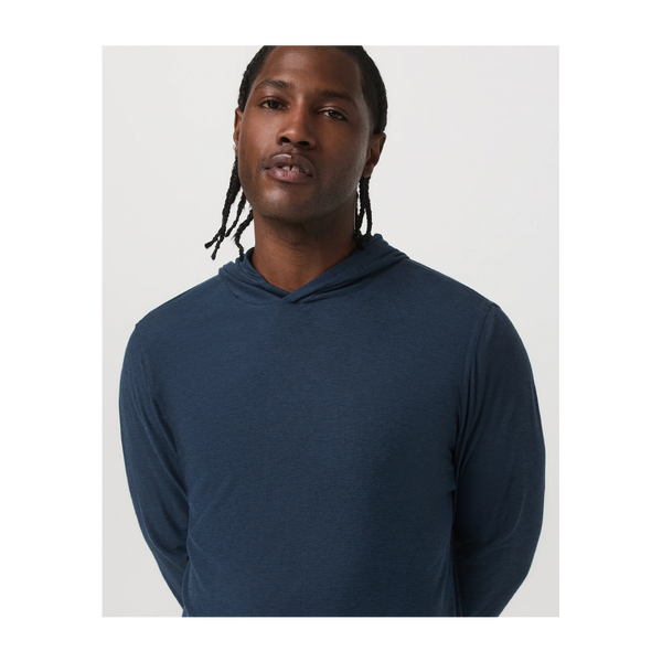 Vuori Men's Strato Tech Hoodie Navy Heather