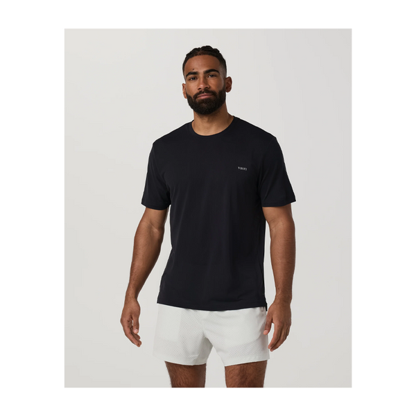 Vuori Men's Short Sleeve Strato Breathe Tee Black