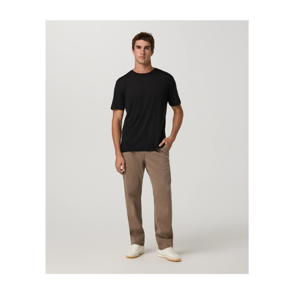 Vuori Men's Short Sleeve Merino Wool Tee 2.0 Black