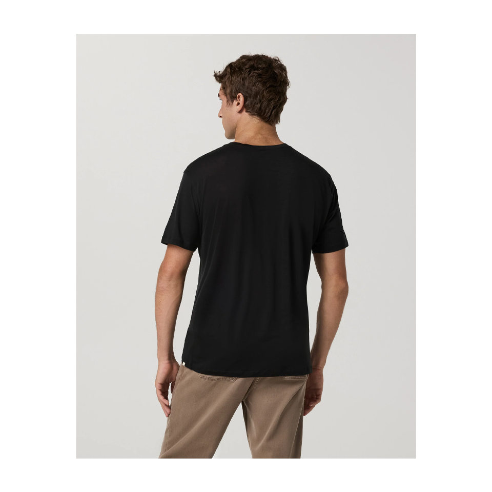 Vuori Men's Short Sleeve Merino Wool Tee 2.0 Black