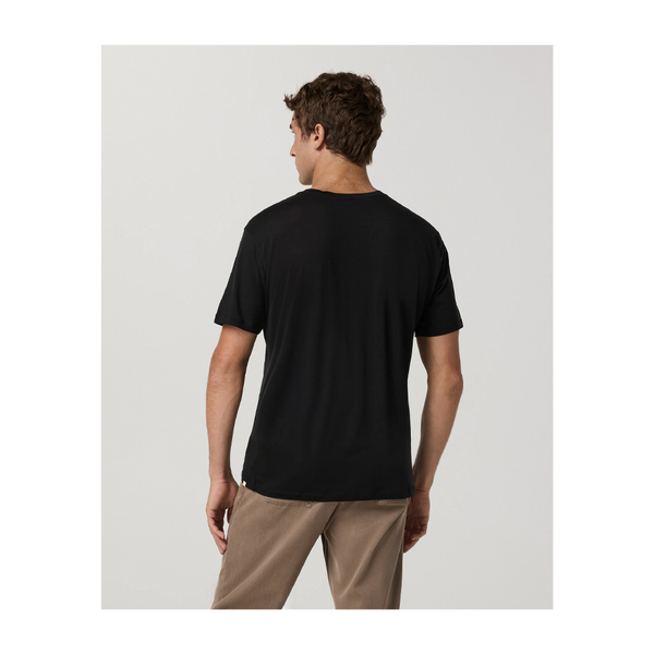 Vuori Men's Short Sleeve Merino Wool Tee 2.0 Black