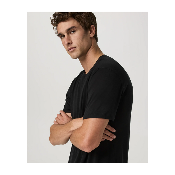 Vuori Men's Short Sleeve Merino Wool Tee 2.0 Black