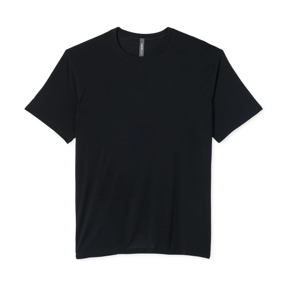 Vuori Men's Short Sleeve Merino Wool Tee 2.0 Black