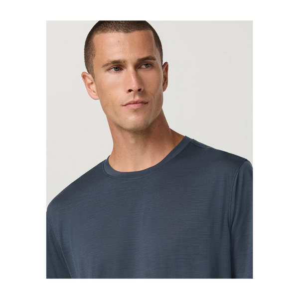 Vuori Men's Short Sleeve Merino Wool Tee 2.0 Navy