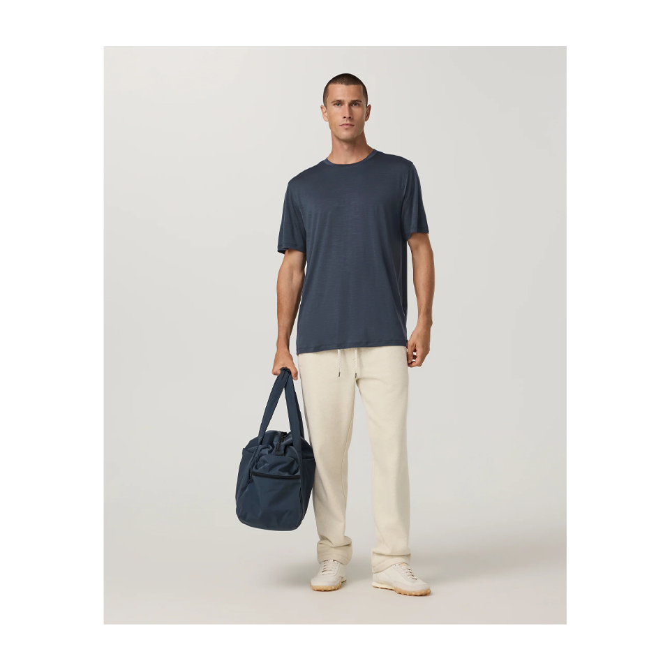 Vuori Men's Short Sleeve Merino Wool Tee 2.0 Navy