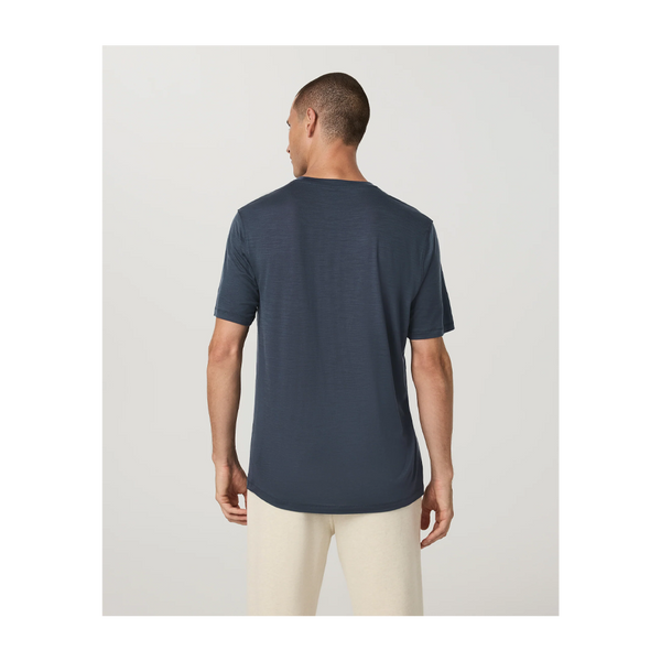 Vuori Men's Short Sleeve Merino Wool Tee 2.0 Navy