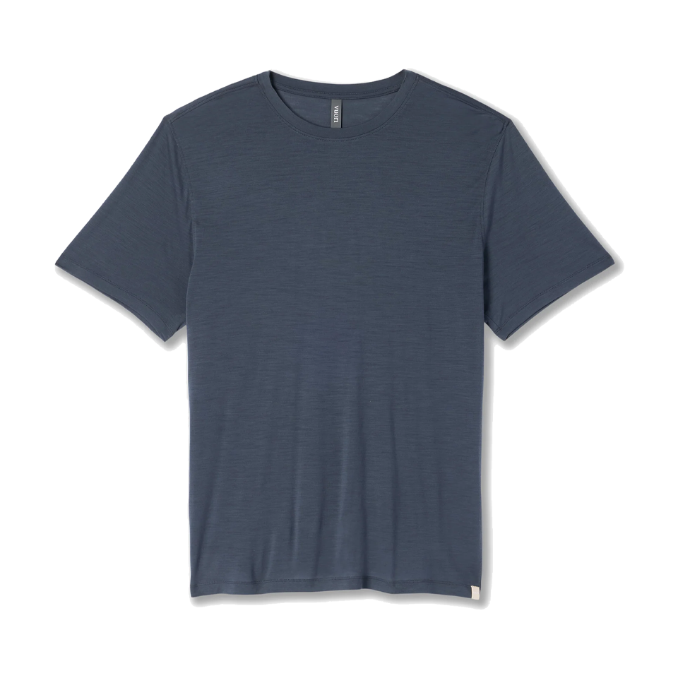 Vuori Men's Short Sleeve Merino Wool Tee 2.0 Navy