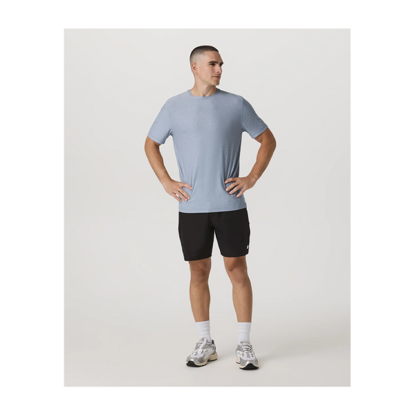 Vuori Men's Strato Tech Tee Blue Dusk Heather