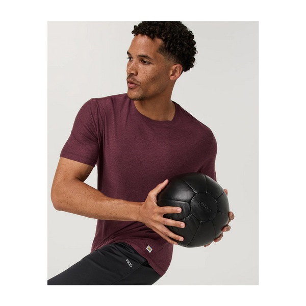 Vuori Men's Strato Tech Tee Fig Heather