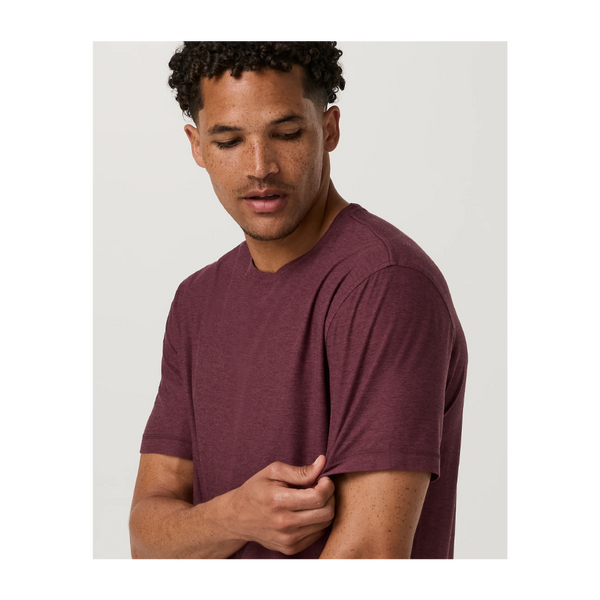Vuori Men's Strato Tech Tee Fig Heather
