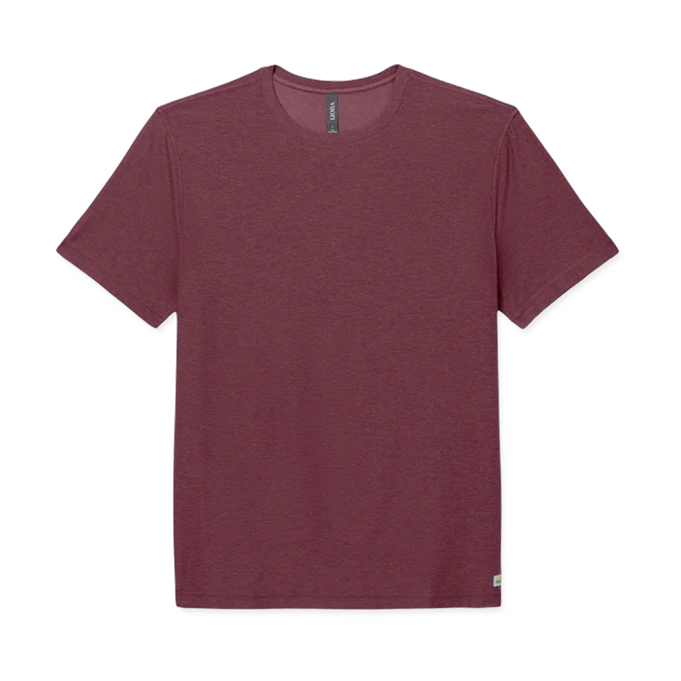 Vuori Men's Strato Tech Tee Fig Heather