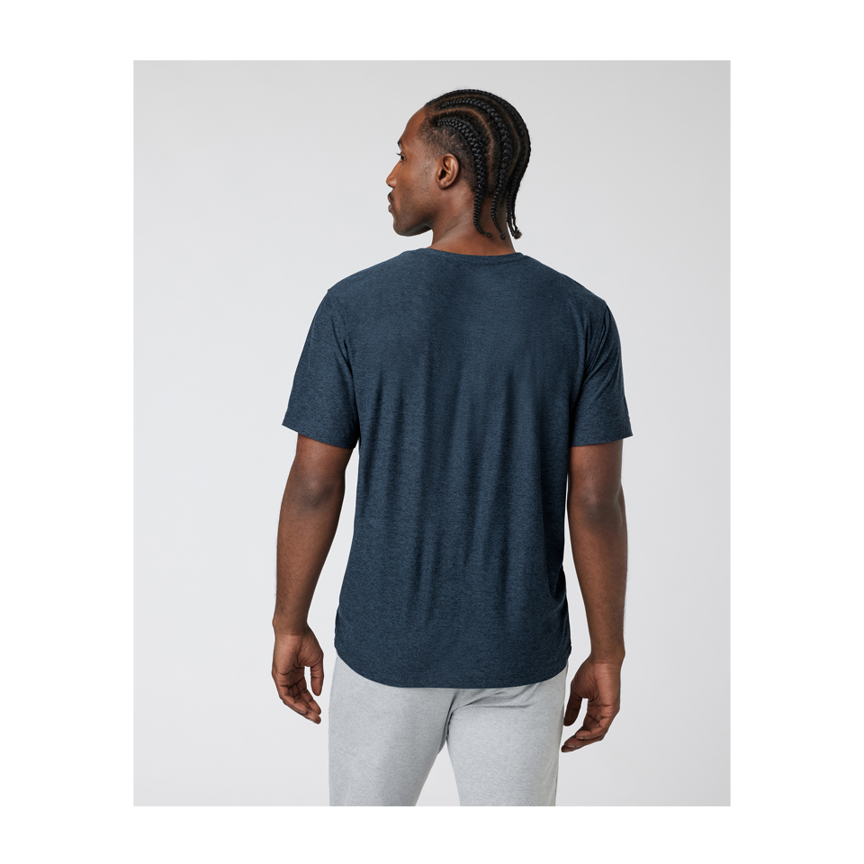 Vuori Men's Strato Tech Tee Navy Heather