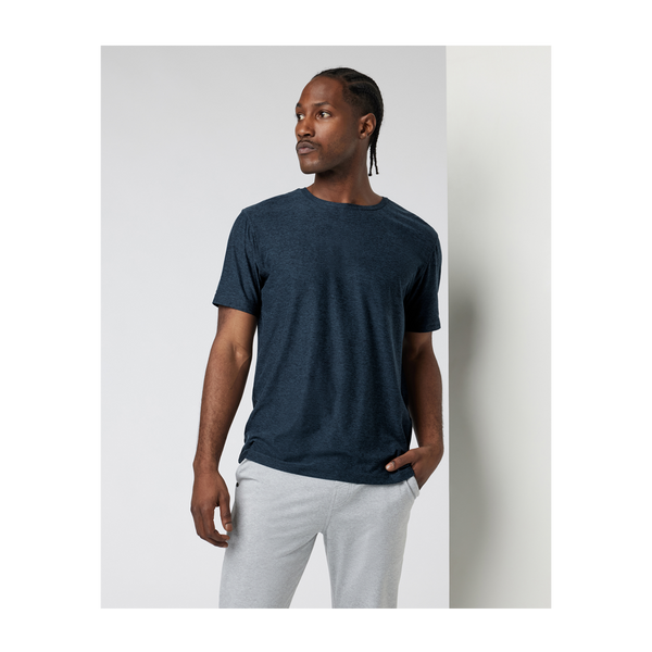 Vuori Men's Strato Tech Tee Navy Heather