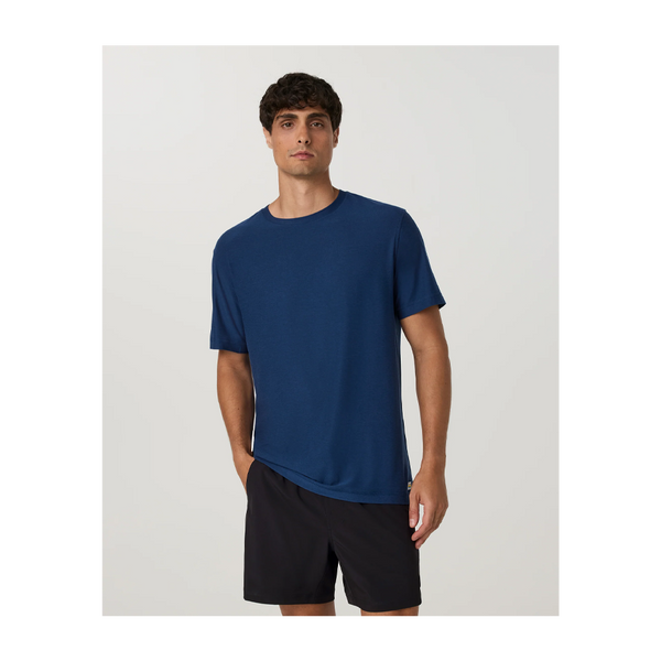 Vuori Men's Strato Tech Tee Sapphire Heather