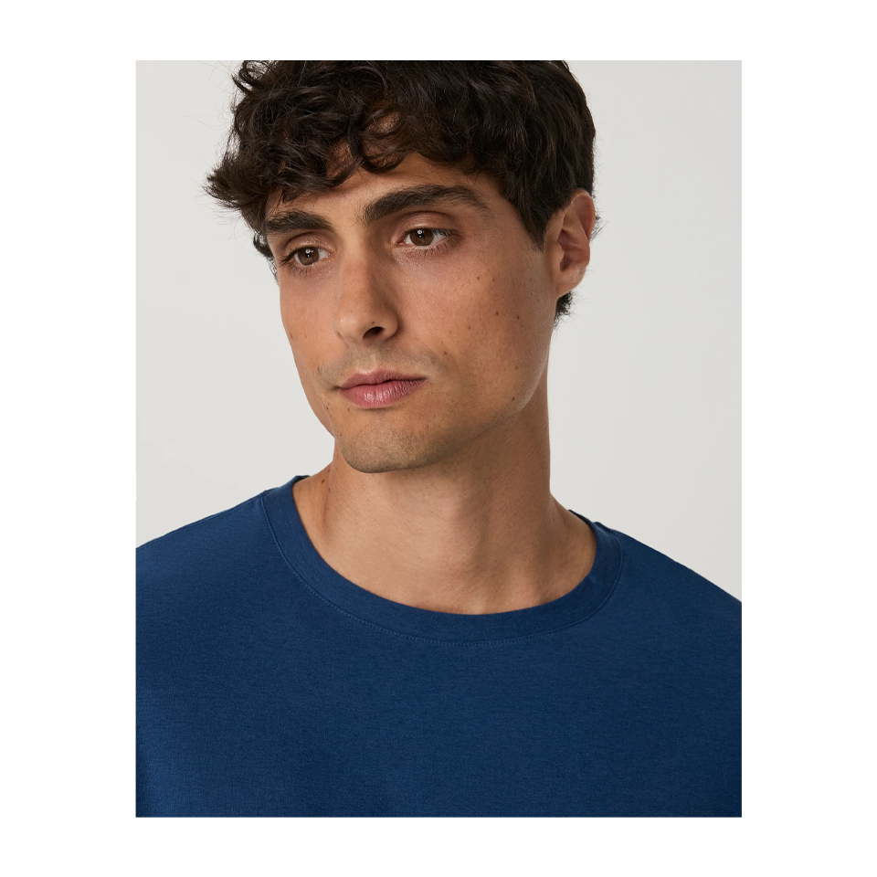 Vuori Men's Strato Tech Tee Sapphire Heather