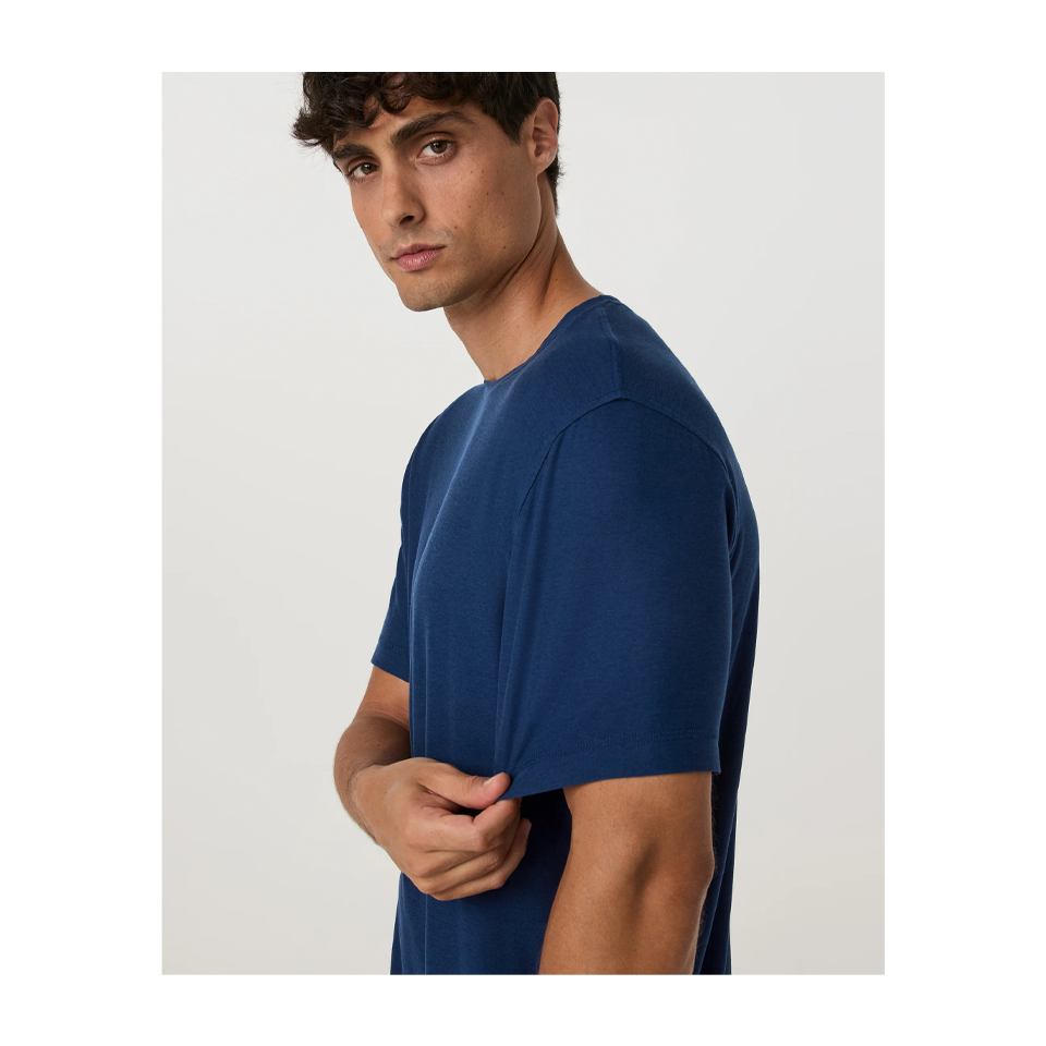 Vuori Men's Strato Tech Tee Sapphire Heather