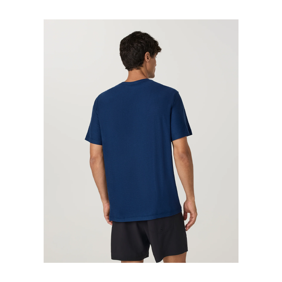 Vuori Men's Strato Tech Tee Sapphire Heather