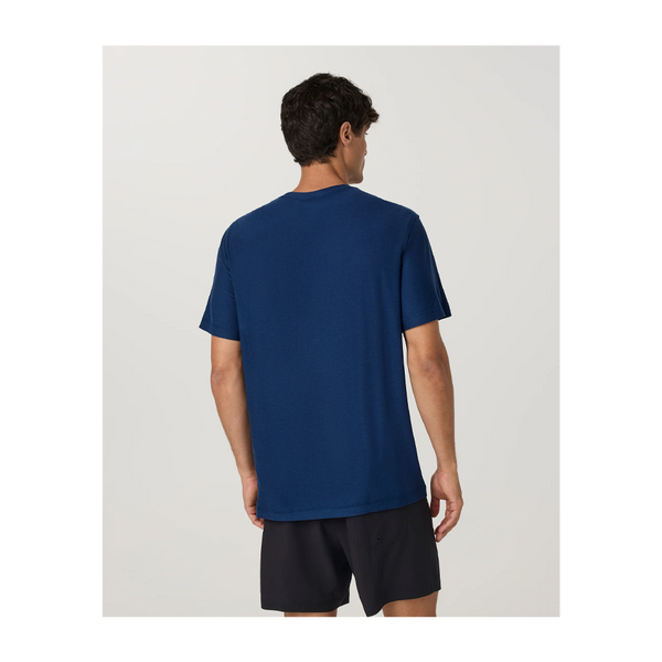 Vuori Men's Strato Tech Tee Sapphire Heather