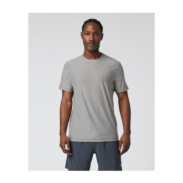 Vuori Men's Strato Tech Tee Heather Grey