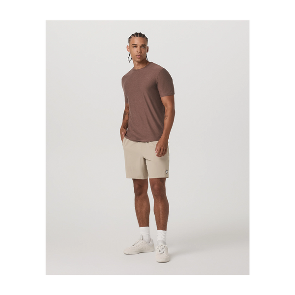 Vuori Men's Strato Tech Tee Sable Heather