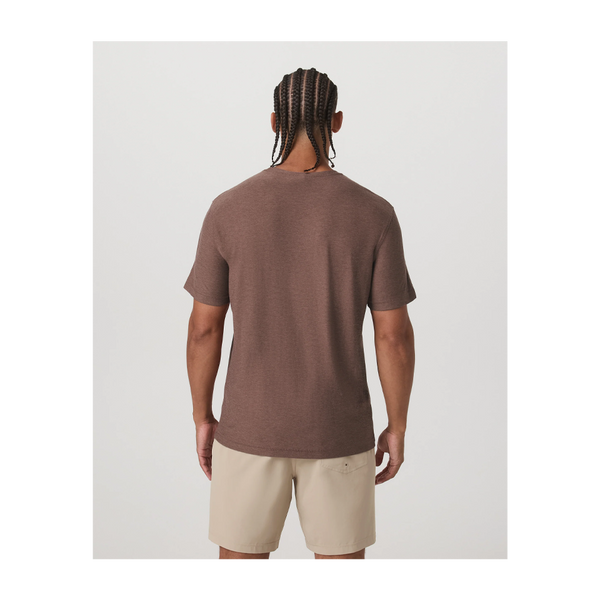 Vuori Men's Strato Tech Tee Sable Heather
