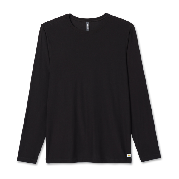 Vuori Men's Long Sleeve Strato Tech Tee Black