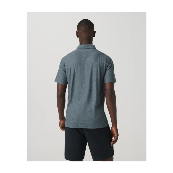 Vuori Men's Strato Tech Polo Blue Sea Heather
