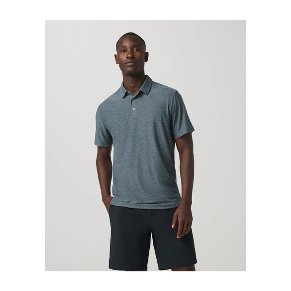 Vuori Men's Strato Tech Polo Blue Sea Heather
