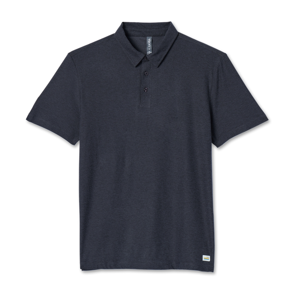 Vuori Men's Strato Tech Polo Charcoal Heather