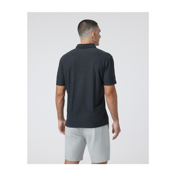 Vuori Men's Strato Tech Polo Charcoal Heather