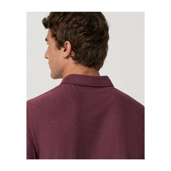 Vuori Men's Strato Tech Polo Fig Heather