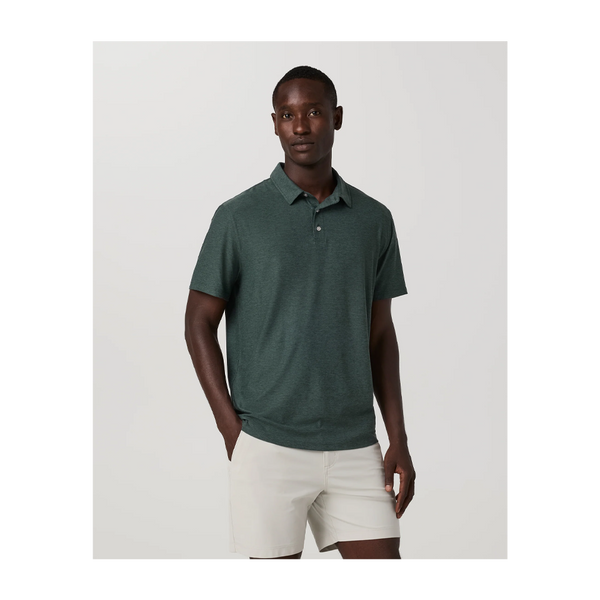 Vuori Men's Strato Tech Polo Hemlock Heather