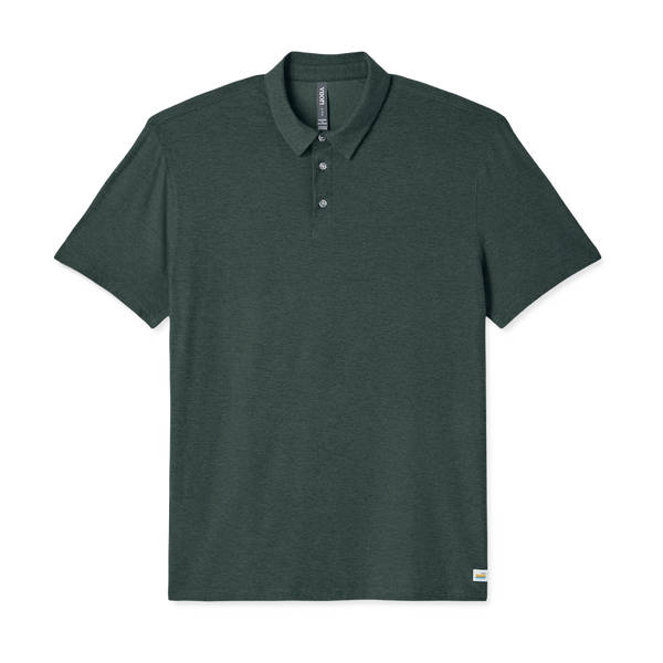 Vuori Men's Strato Tech Polo Hemlock Heather