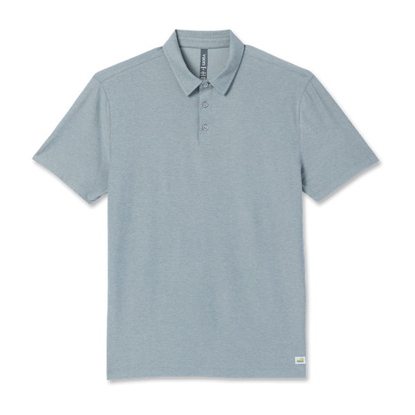 Vuori Men's Strato Tech Polo Vintage Pistachio Heather