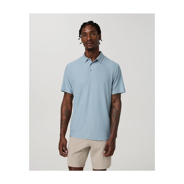 Vuori Men's Strato Tech Polo Raindrop Heather