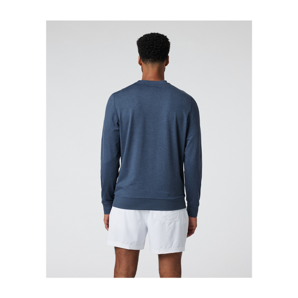 Vuori Men's Ponto Performance Crew Azure Heather