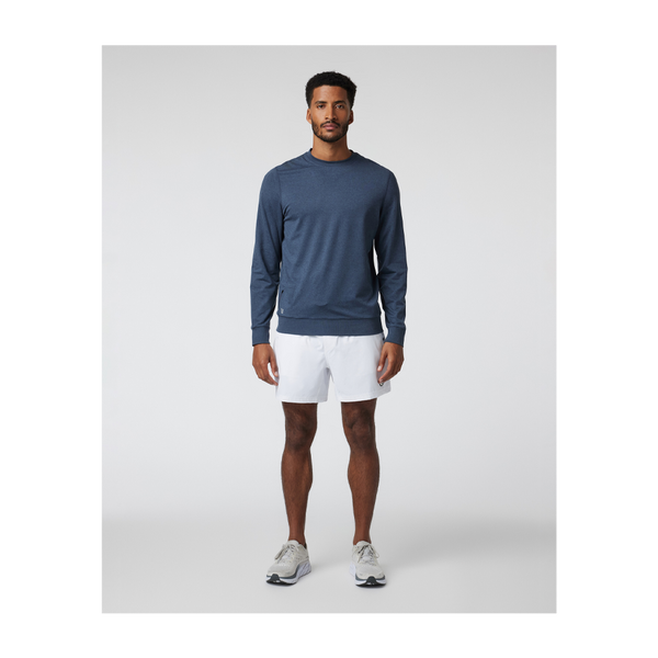 Vuori Men's Ponto Performance Crew Azure Heather