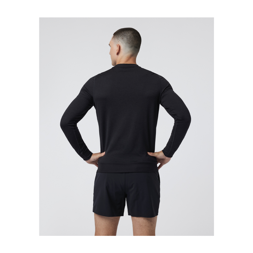 Vuori Men's Ponto Performance Crew Black Heather