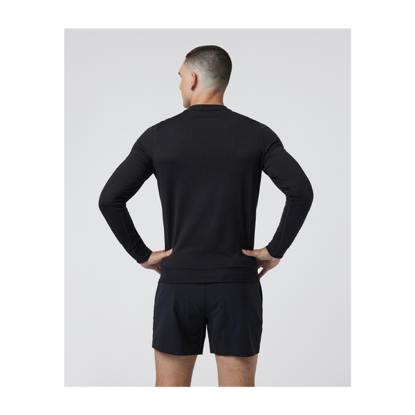 Vuori Men's Ponto Performance Crew Black Heather