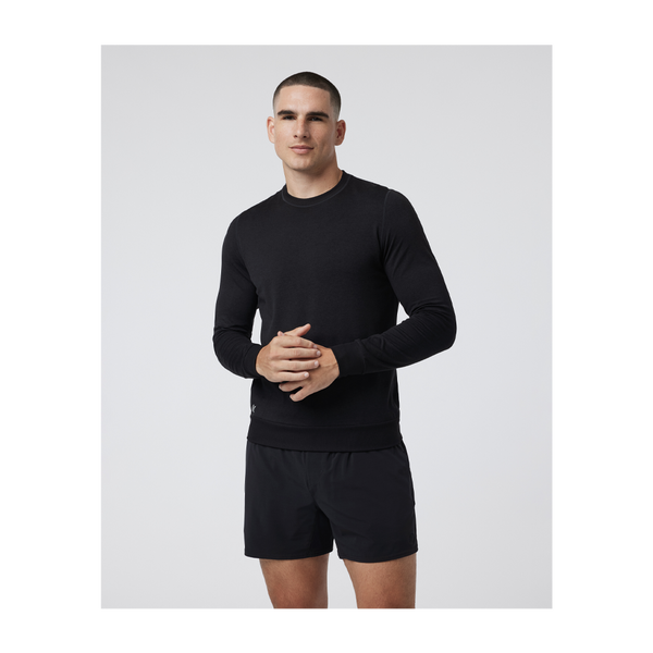 Vuori Men's Ponto Performance Crew Black Heather