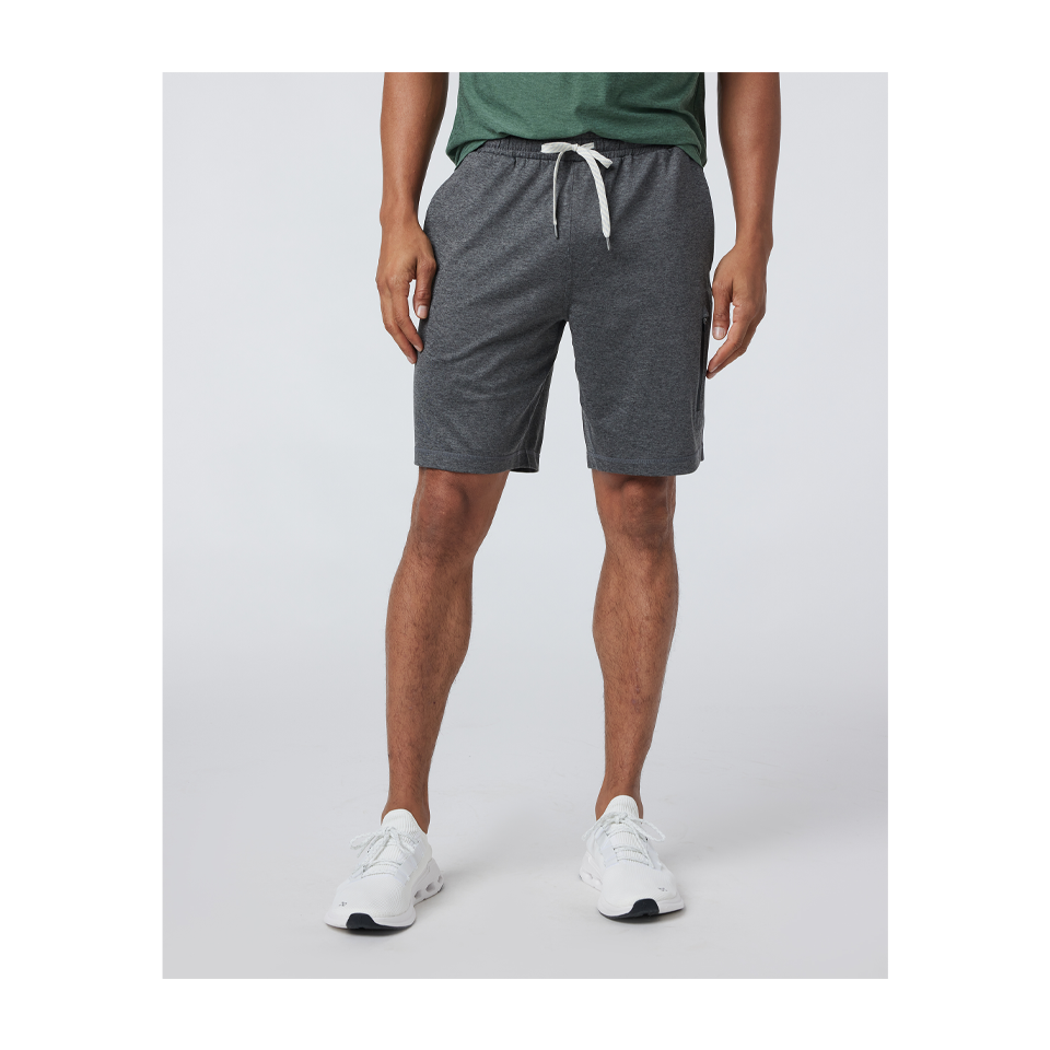 Vuori Men's Sunday Performance Short 8" Charcoal Heather Secondary image