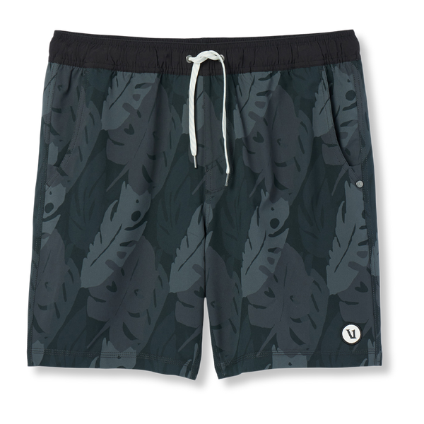 Vuori Men's Kore Short Black Leaves
