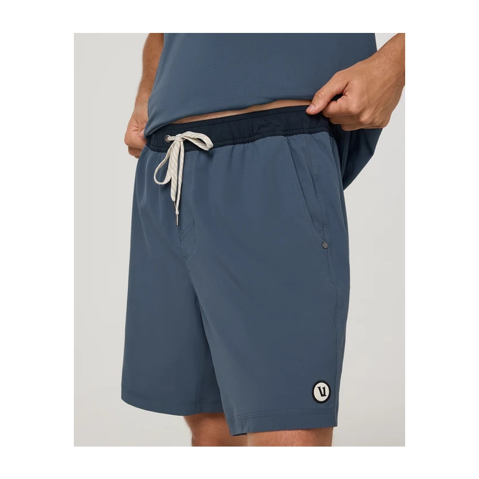 Vuori Men's Kore Short Lined 7" Bay Blue/Ink