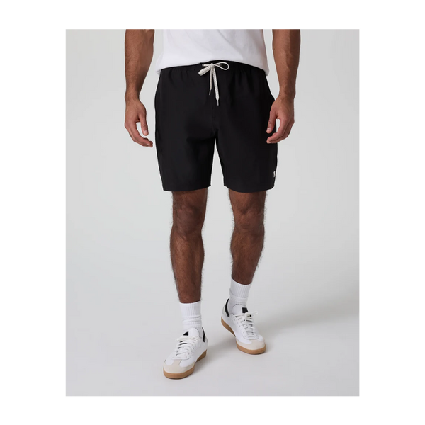 Vuori Men's Banks Session Short Unlined 7" Black
