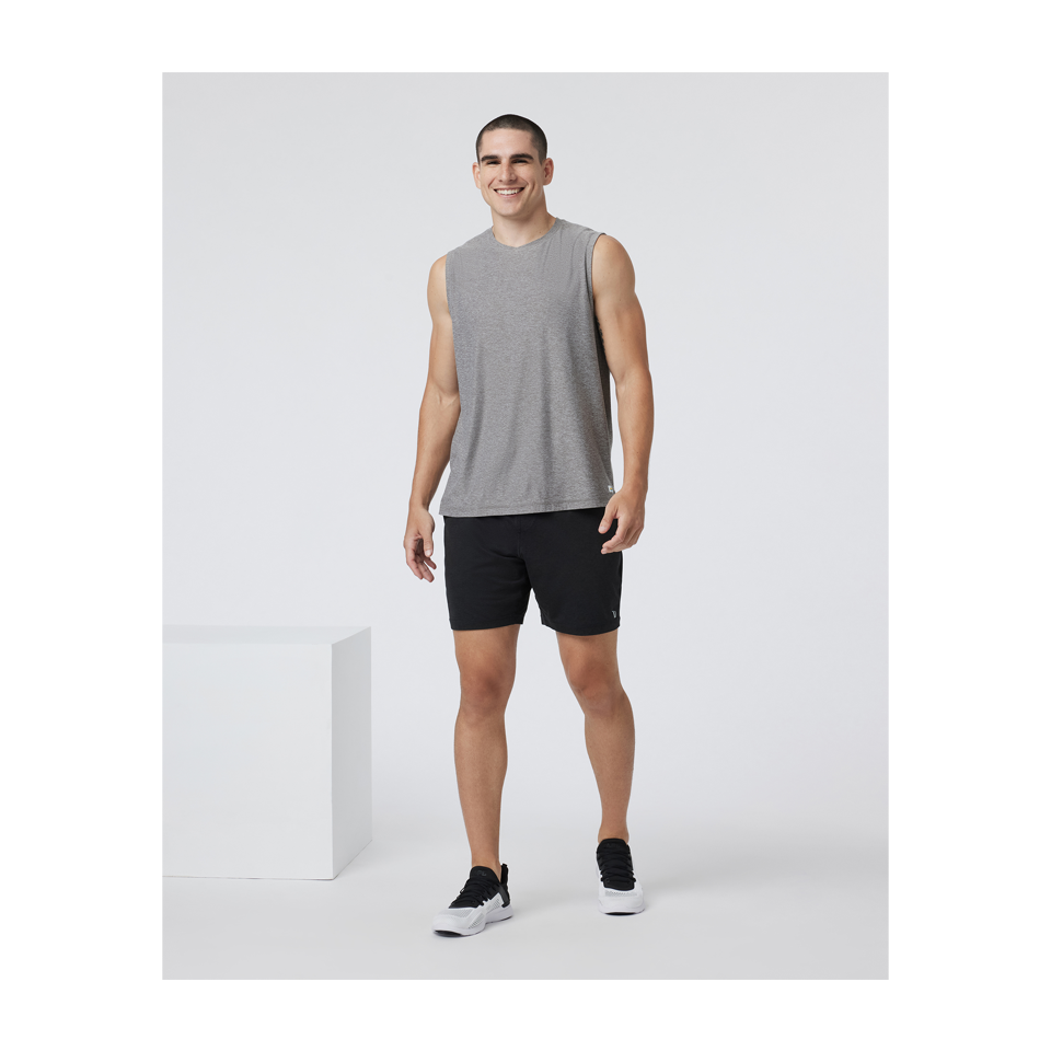 Vuori Men's Ponto Short Black Heather
