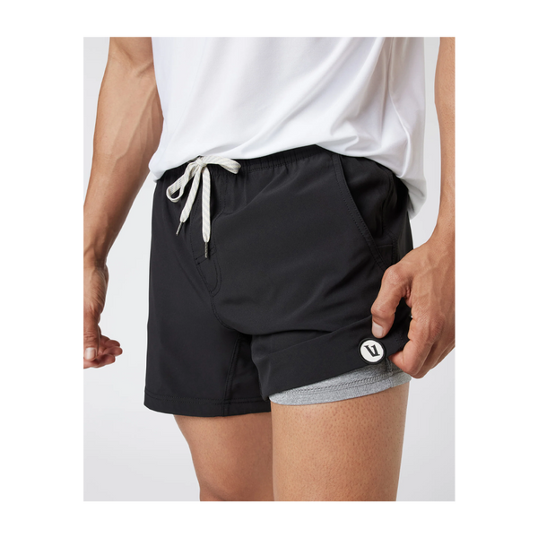 Vuori Men's Kore Short Lined 5" Black
