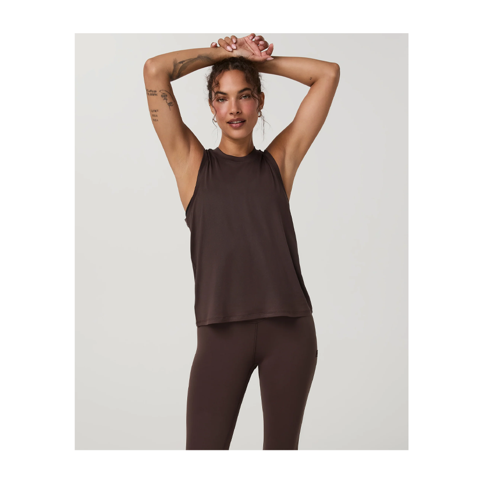 Vuori Women's Energy Top Long French Roast