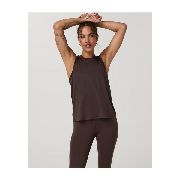 Vuori Women's Energy Top Long French Roast