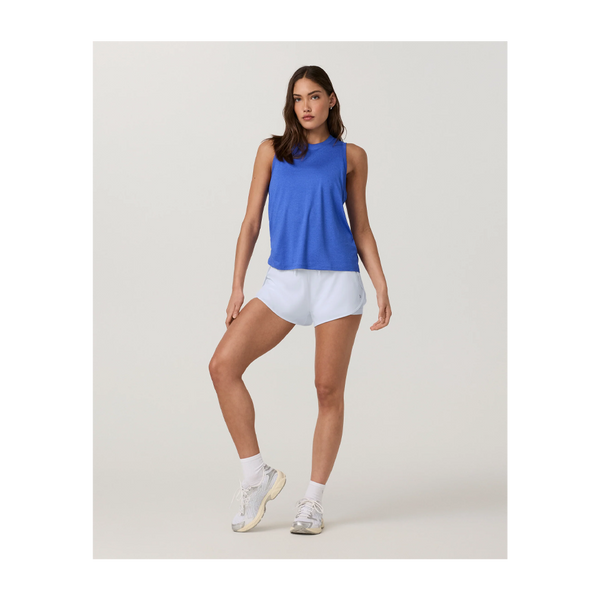Vuori Women's Energy Top Long Electric Blue Heather
