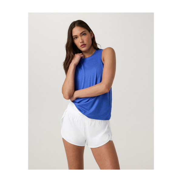 Vuori Women's Energy Top Long Electric Blue Heather